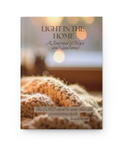 Alternative view of Light in the Home Christian Hardcover Journal | Hope & Guidance Prayer Notebook | 150 Lined Pages
