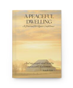 Alternative view of A Peaceful Dwelling Christian Hardcover Journal | Quiet Confidence Prayer & Reflection Notebook | 150 Lined Pages