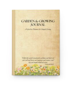 Alternative view of Garden Growing Journal For Homestead Planning Seed Starting Harvest Tracking Faith Filled Farm Life Notebook