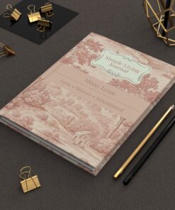 Personalized Christian Simple Living Journal Hardcover | Custom Prayer Notebook | Faith Based Journal for Women