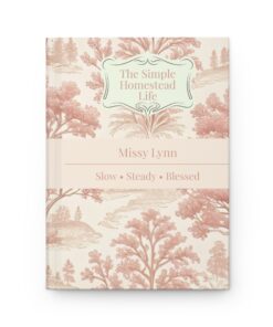 Alternative view of Personalized Christian Simple Life Journal Hardcover | Homestead Living Faith Notebook | Custom Prayer Journal