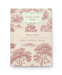 Alternative view of Personalized Christian Work Journal Hardcover | Hands to the Work Prayer Journal | Custom Faith Notebook for Women