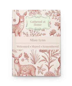 Alternative view of Personalized Christian Home Journal Hardcover | Gathered at Home Prayer Journal | Custom Faith Notebook for Women