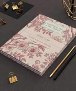 Personalized Christian Journal Hardcover | Faithful in the Little Things Prayer Journal | Custom Faith Notebook