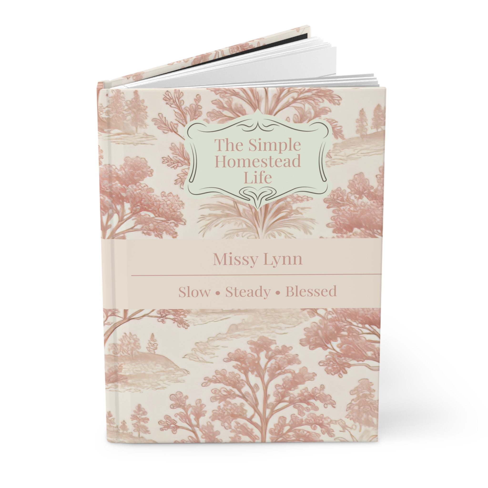 Personalized Christian Simple Life Journal Hardcover | Homestead Living Faith Notebook | Custom Prayer Journal - Image 4