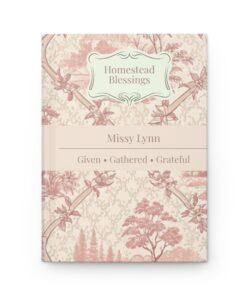 Alternative view of Personalized Christian Gratitude Journal Hardcover | Homestead Blessings Prayer Journal | Custom Faith Notebook for Women