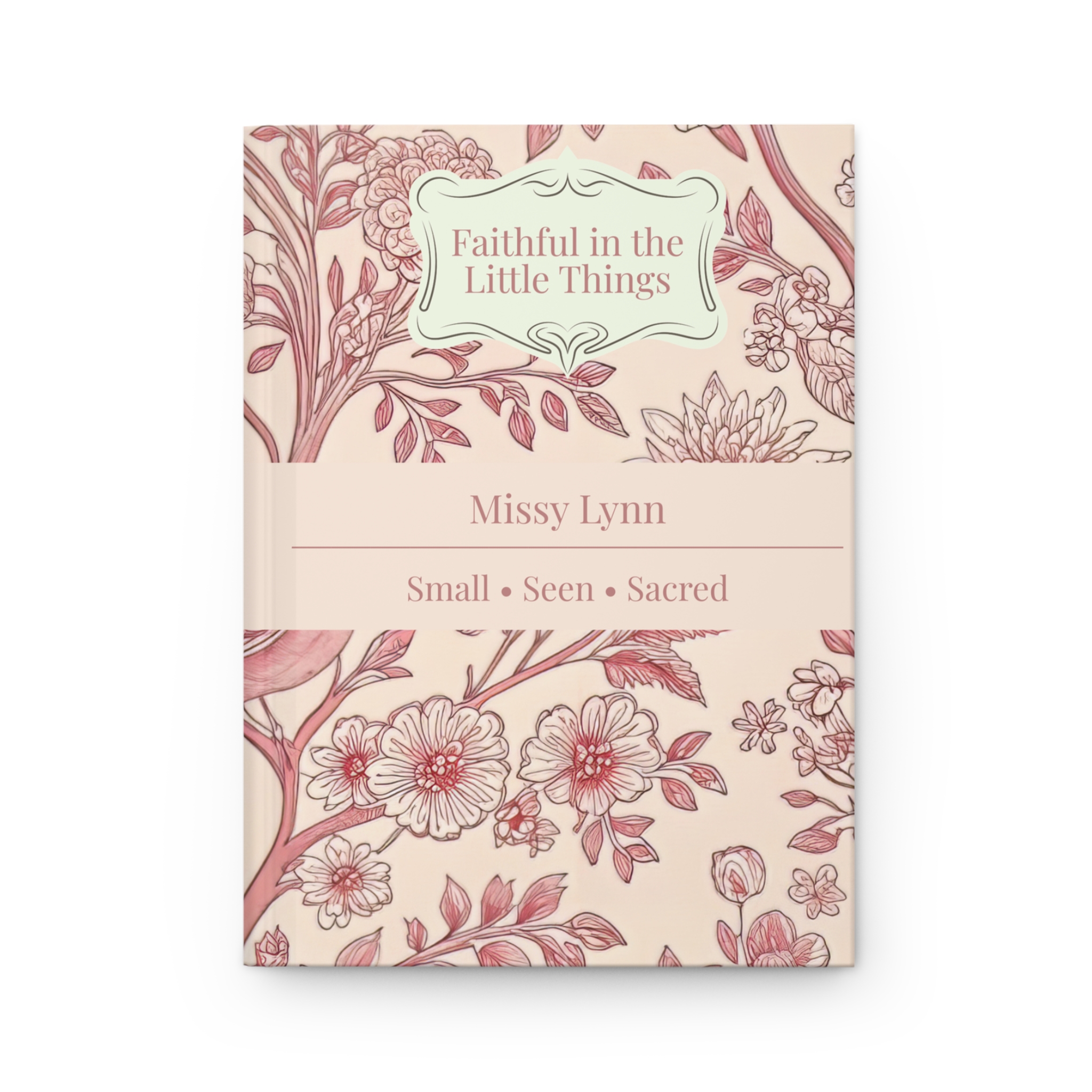 Personalized Christian Journal Hardcover | Faithful in the Little Things Prayer Journal | Custom Faith Notebook - Image 2