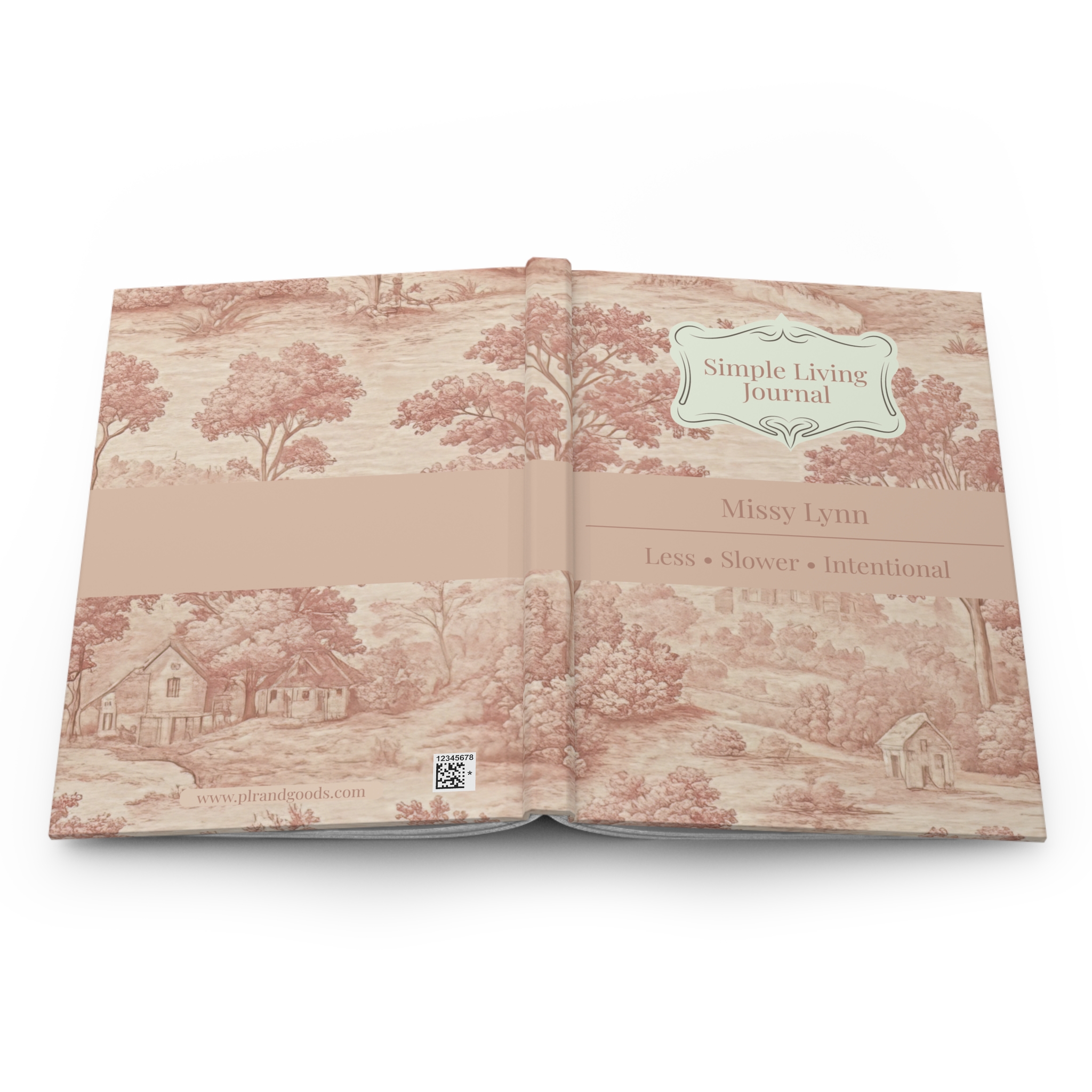 Personalized Christian Simple Living Journal Hardcover | Custom Prayer Notebook | Faith Based Journal for Women - Image 6