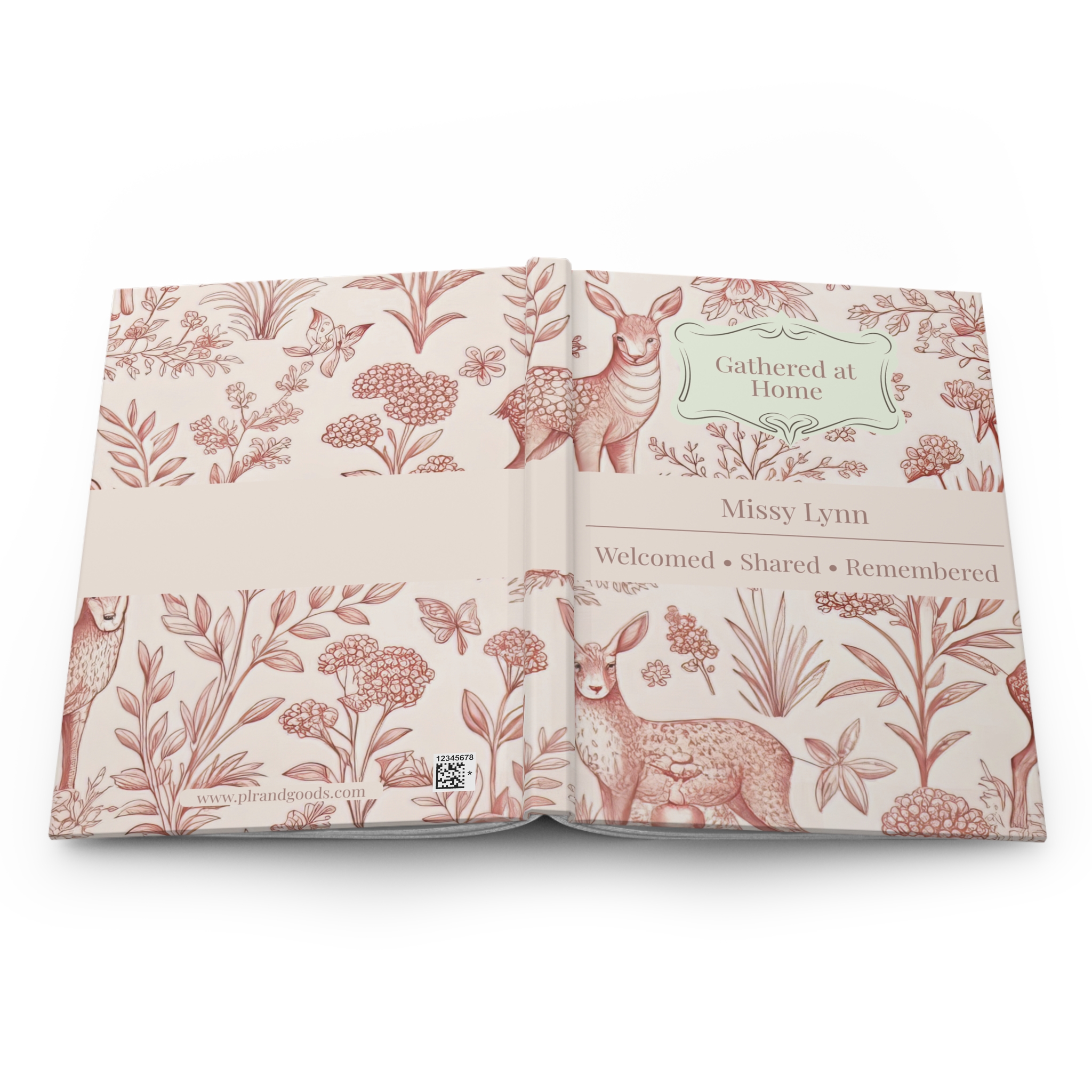 Personalized Christian Home Journal Hardcover | Gathered at Home Prayer Journal | Custom Faith Notebook for Women - Image 6