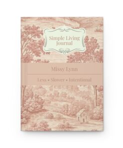 Alternative view of Personalized Christian Simple Living Journal Hardcover | Custom Prayer Notebook | Faith Based Journal for Women