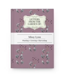 Alternative view of Personalized Christian Garden Journal | Letters from the Garden Prayer Journal Hardcover | Custom Faith Notebook | Scripture Reflection Journal for Women