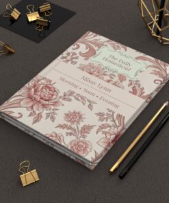 Personalized Christian Homestead Journal Hardcover | The Daily Homestead Prayer Journal | Custom Faith Notebook