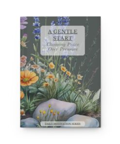 Alternative view of A Gentle Start Christian Journal for Peace and Simplicity | Faith Based Devotional Notebook for Women Calm Living