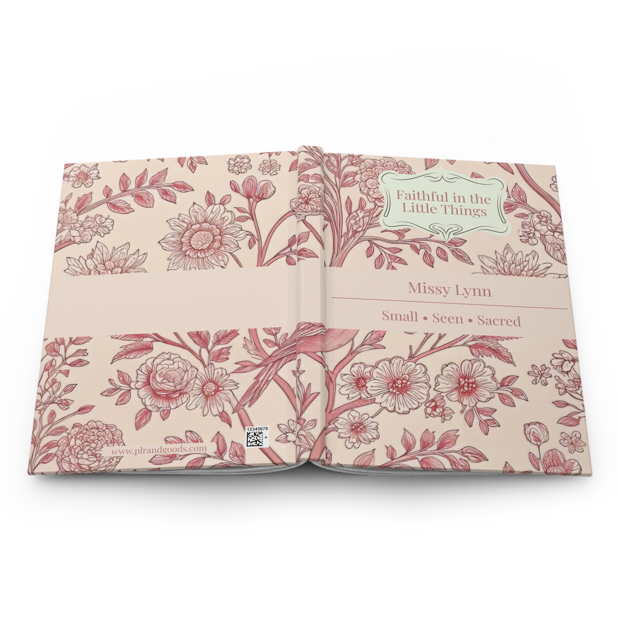 Personalized Christian Journal Hardcover | Faithful in the Little Things Prayer Journal | Custom Faith Notebook - Image 6