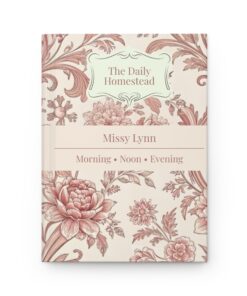 Alternative view of Personalized Christian Homestead Journal Hardcover | The Daily Homestead Prayer Journal | Custom Faith Notebook