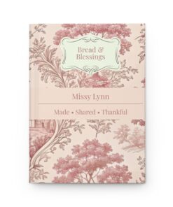 Alternative view of Personalized Christian Kitchen Journal Hardcover | Bread and Blessings Prayer Journal | Custom Faith Notebook