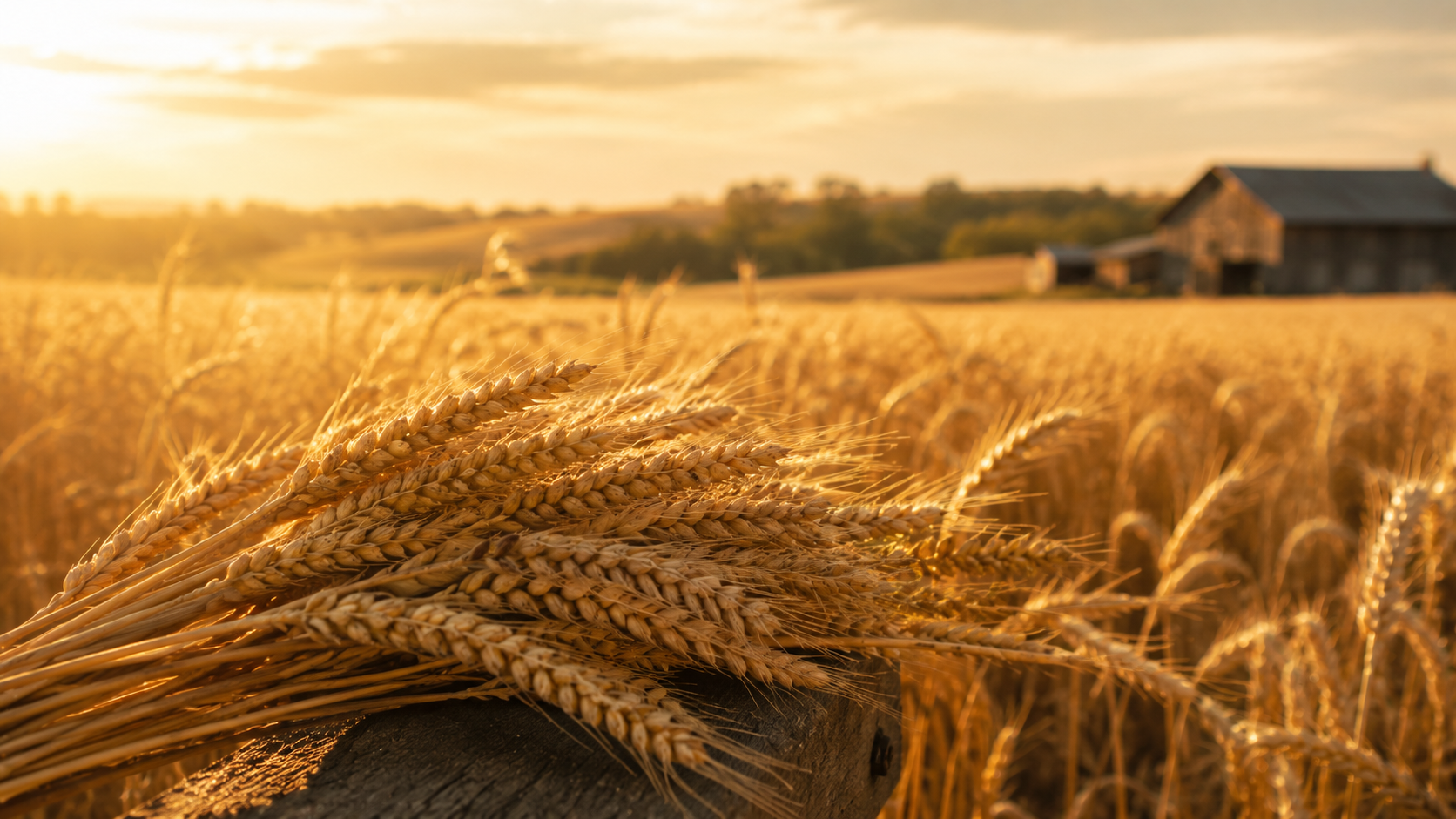  Golden wheat field at harvest, a picture of the reward that comes from trusting God in hard seasons