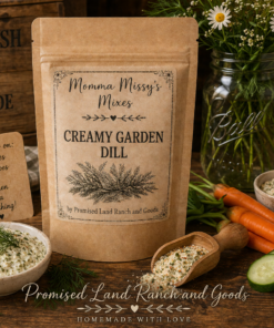 Creamy Garden Dill Dip Mix | Fresh Herb Vegetable Dip | Easy Homemade Dip Mix