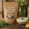 Dill Dip Mix | Creamy Dill Vegetable Dip | Easy Homemade Herb Dip Mix