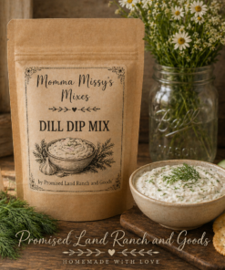 Dill Dip Mix | Creamy Dill Vegetable Dip | Easy Homemade Herb Dip Mix