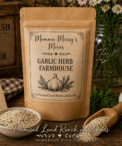 Garlic Herb Farmhouse Seasoning Mix | Homemade Herb Blend for Chicken, Vegetables & Pasta | Momma Missy’s Mixes