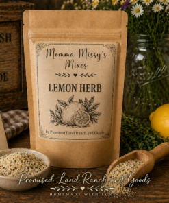 Lemon Herb Seasoning Mix | Fresh Citrus Herb Blend for Chicken, Fish & Vegetables | Farmhouse Spice Blend