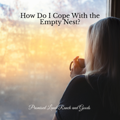 how to cope with the empty nest faith and hope for the Christian mom Promised Land Ranch and Goods