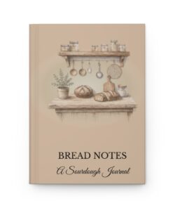 Alternative view of Personalize Sourdough Journal Hardcover | Bread Notes Baking Log Book | Sourdough Starter Tracker | Homestead Kitchen Notebook | Gift for Bakers