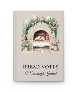 Alternative view of Cream Bread Notes Sourdough Baking Journal Hardcover Bread Baking Log Book Starter Tracker Homestead Kitchen Notebook Gift