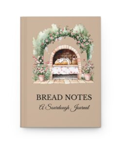 Alternative view of Brown Bread Notes Sourdough Baking Journal Hardcover Bread Baking Log Book Starter Tracker Homestead Kitchen Notebook Gift