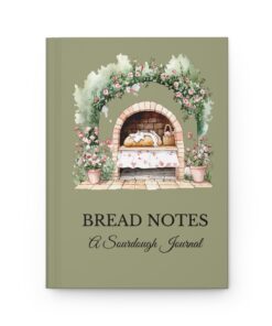Alternative view of Sage Bread Notes Sourdough Baking Journal Hardcover Bread Baking Log Book Starter Tracker Kitchen Notebook Gift for Bakers