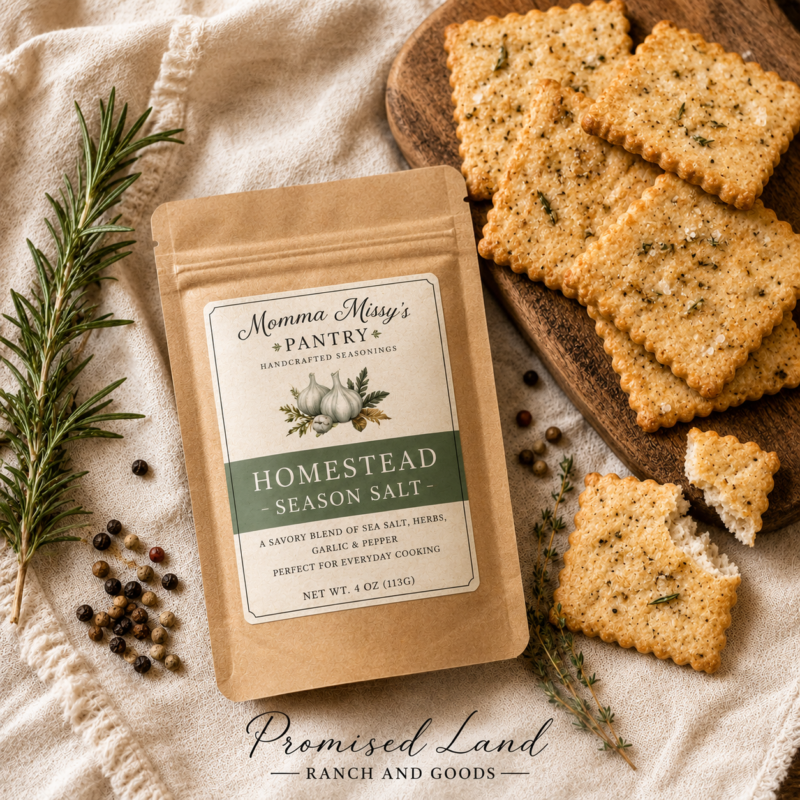 sourdough discard crackers recipe with homemade farmhouse seasoning from scratch