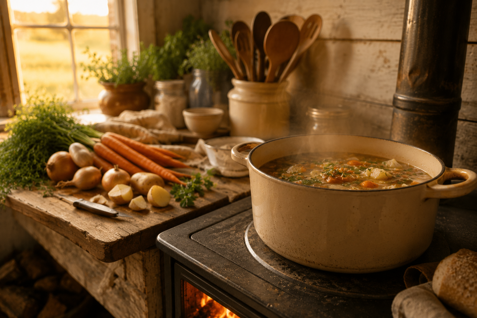 simple homestead dinner ideas from scratch