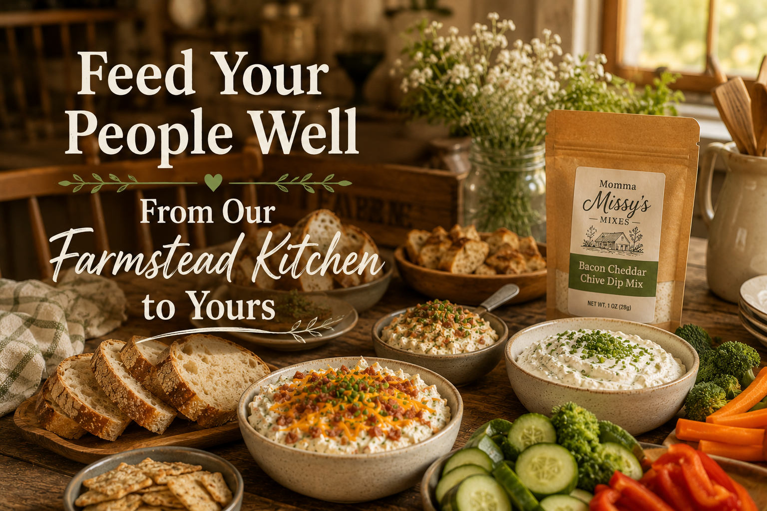 farmstead table homemade dip mix recipes family gathering
