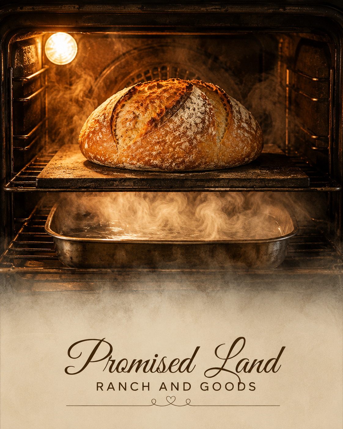 sourdough without a Dutch oven baking stone steam pan method oven