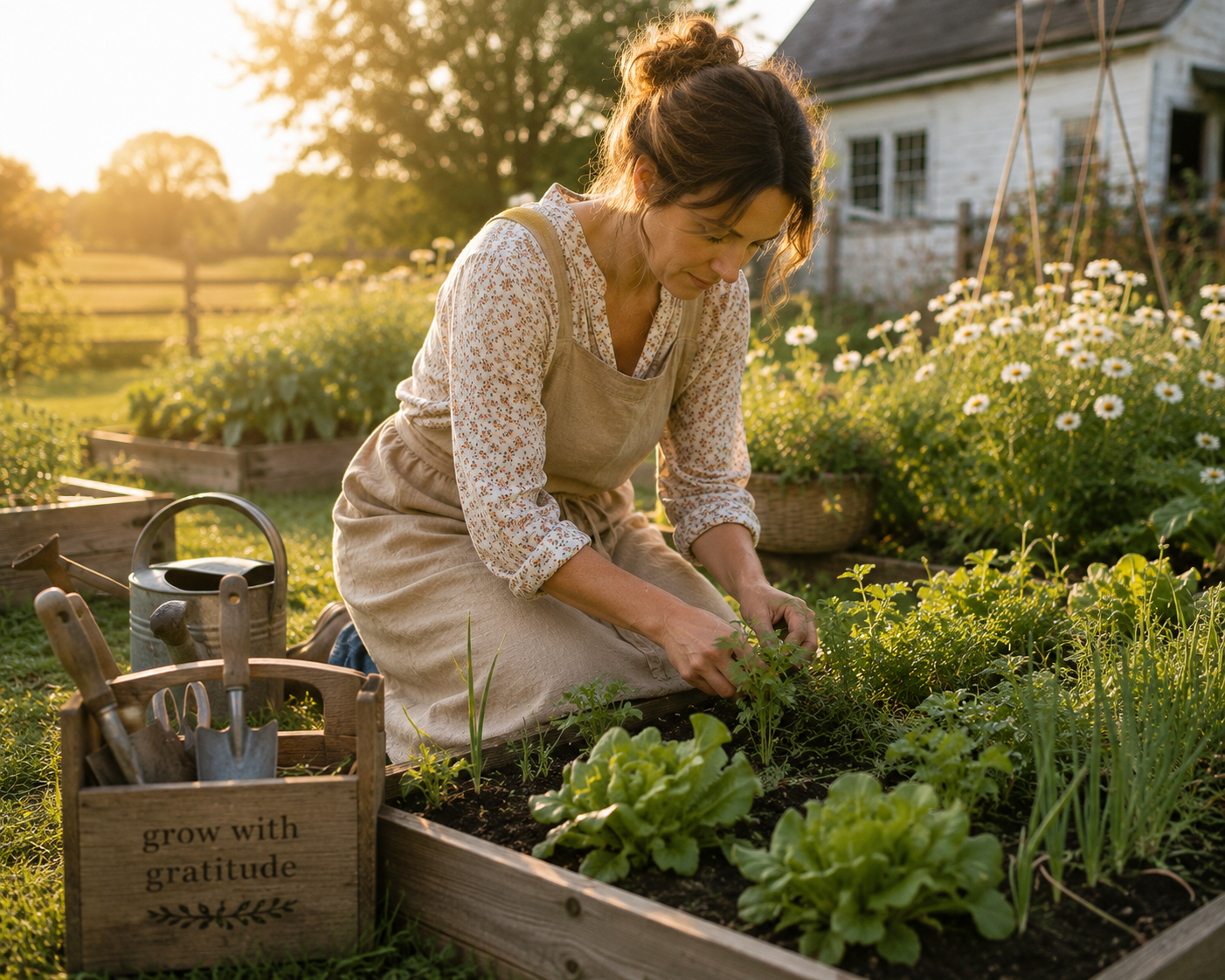 farmstead garden tools for trusting God's timing in every season of tending
