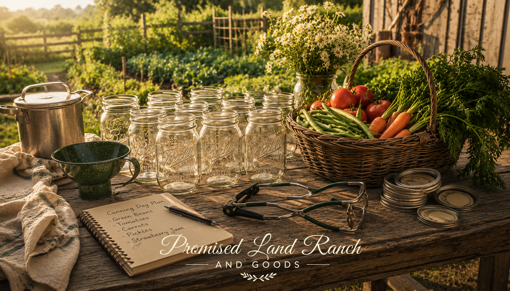 preserving the harvest faith mason jars garden vegetables farmstead summer