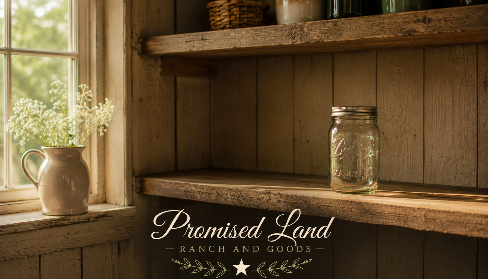 laid up in store farmstead pantry trust God empty shelf learning faith journey