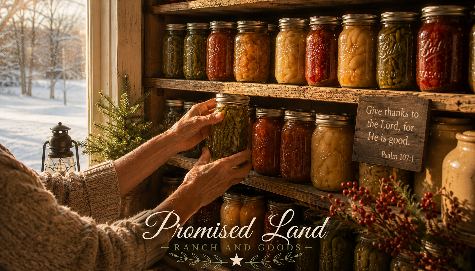from garden to shelf farmstead last winter elated knowing where food came from pantry