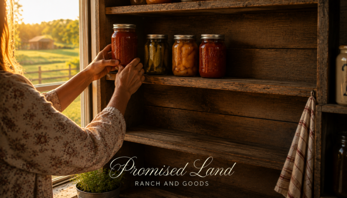 faithfulness in a lean season new chapter farmstead woman stepping out comfort zone Promised Land Ranch
