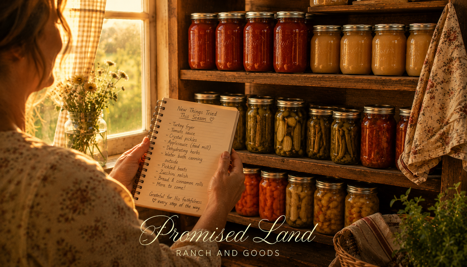 faithfulness in a lean season full pantry new chapter joy gratitude farmstead