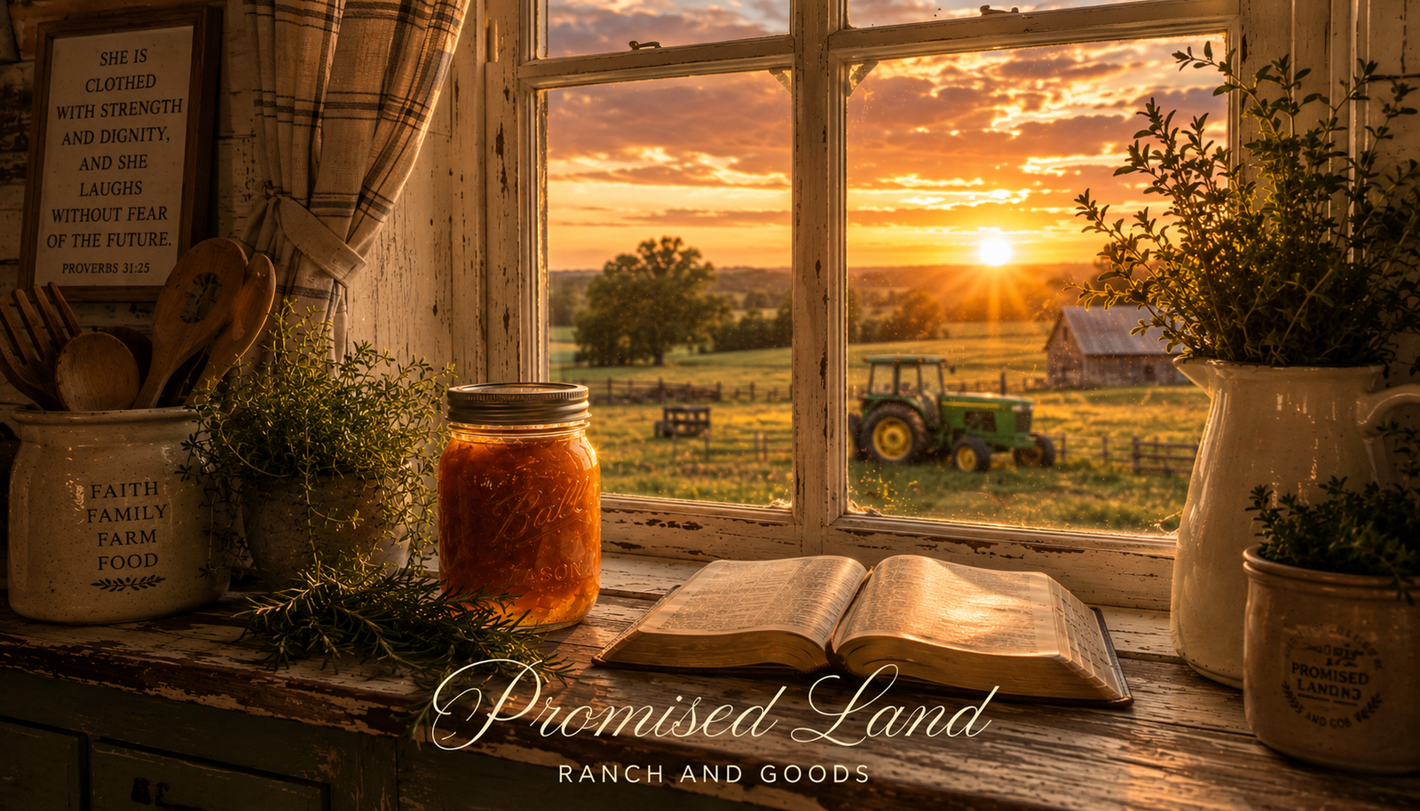 Proverbs 31 farmstead woman tuned in to God evening sky farmstead beauty